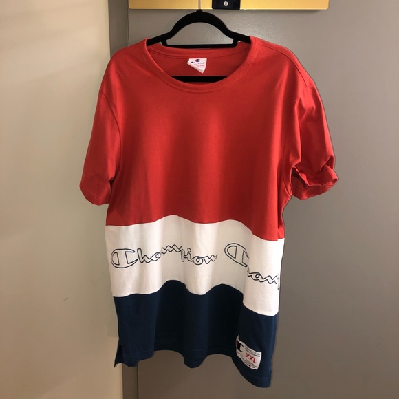 color block champion shirt